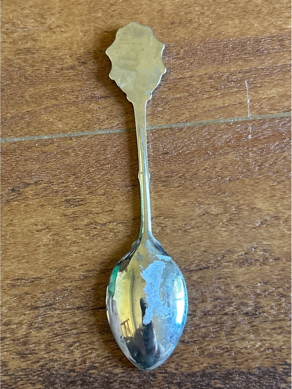 Vintage Collectible Silver Tone Souvenir Spoon from Napoli